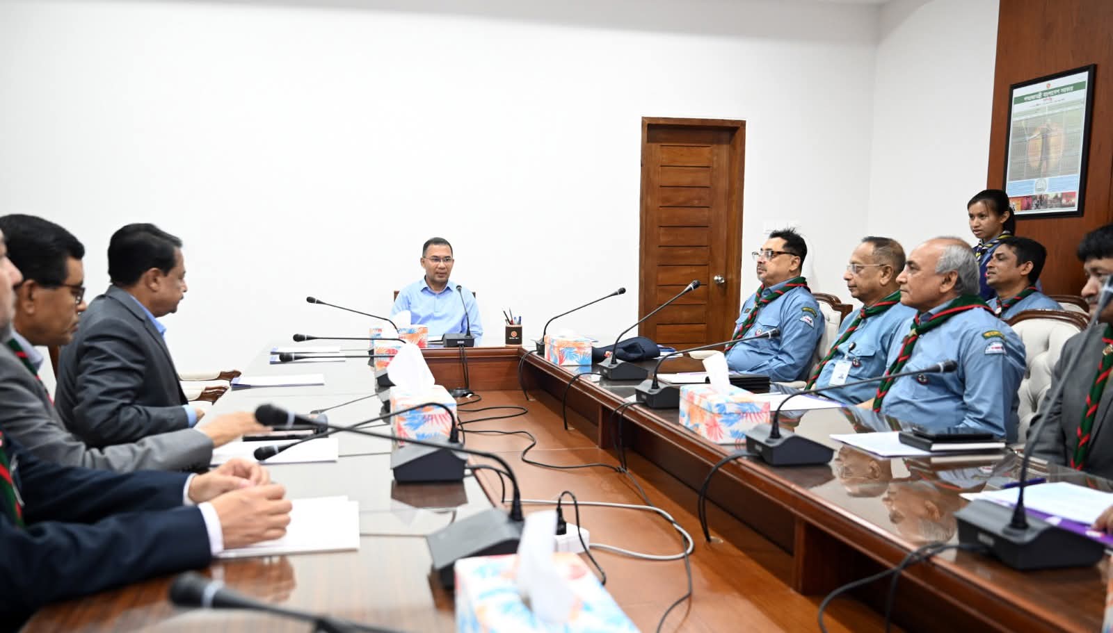 প্রধানমন্ত্রীর সঙ্গে বাংলাদেশ স্কাউটস এর কার্যনির্বাহী কমিটির সদস্যবৃন্দের সৌজন্য সাক্ষাৎ