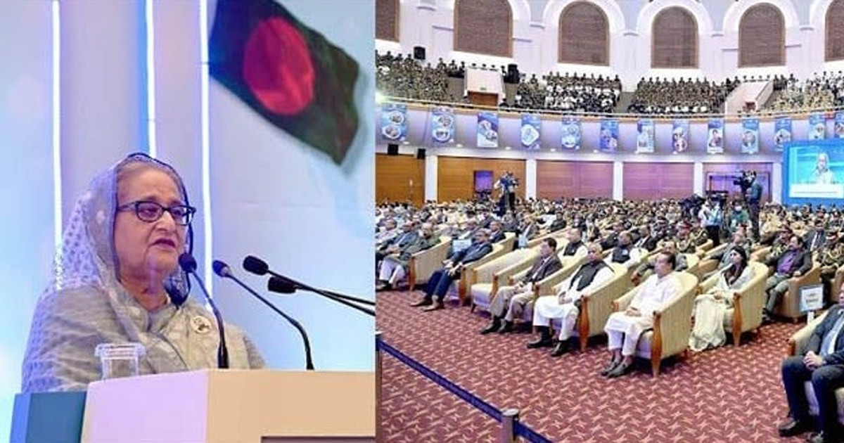 বাংলাদেশ যে কোনো সংঘাতের শান্তিপূর্ণ সমাধান চায়: প্রধানমন্ত্রী