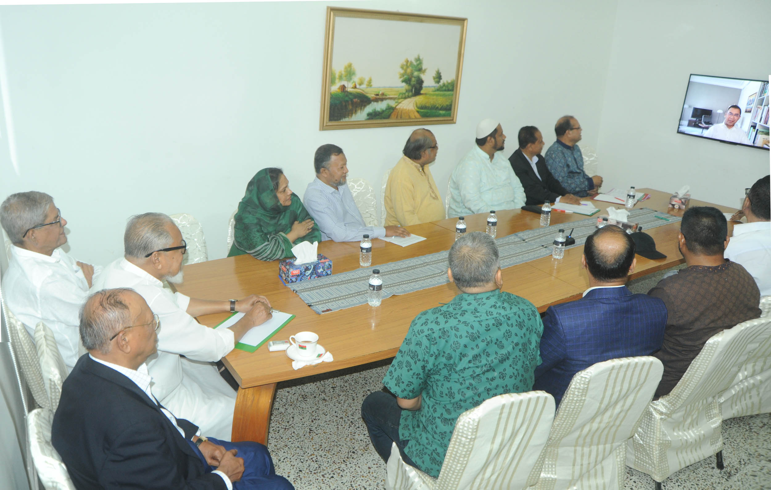 একদফা আন্দোলন চূড়ান্ত করতে জোটের সাথে বিএনপির বৈঠক