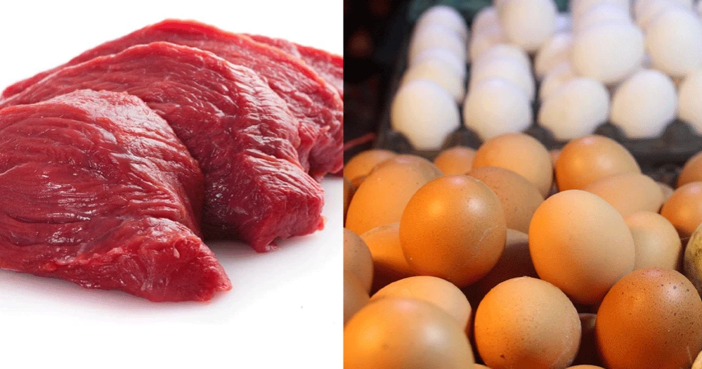 Prices of meat, chicken and egg rise on Friday