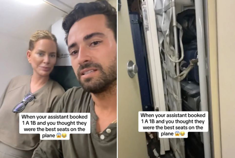 Celebrity couple books the ‘best seats’ on the plane — but wound up in an uncomfortable situation