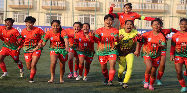 নারী দিবসে ৬ গোলের জয় মেয়েদের