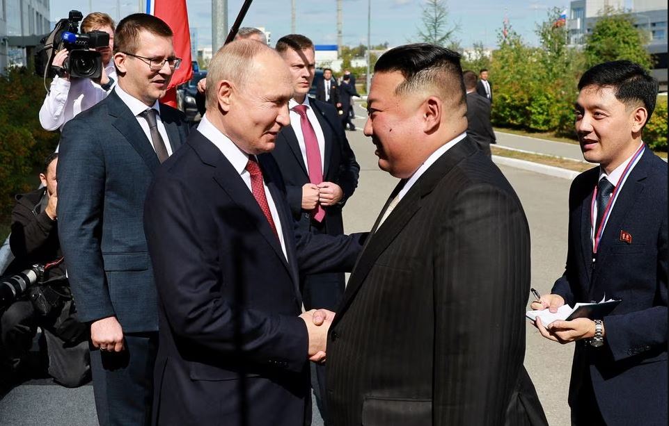 Kim meets Putin in Russia as missiles launched from Pyongyang