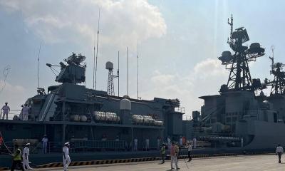 ৫০ বছর পর চট্টগ্রাম বন্দরে ভিড়ল রাশিয়ার যুদ্ধজাহাজ
