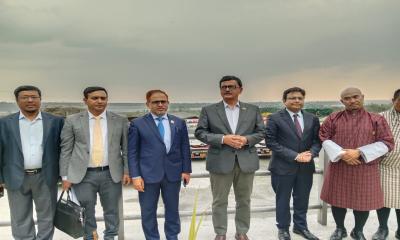 ভুটানের ‍পাসাখা স্থলবন্দর‍‍ পরিদর্শন করলেন নৌ প্রতিমন্ত্রী