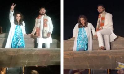 বুলডোজার নিয়ে শ্বশুরবাড়ি গেলেন রাখি সাওয়ান্ত