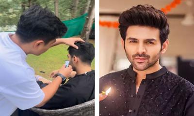 গাছতলায় কার্তিকের চান্দু চাম্পিয়ন হেয়ারকাট