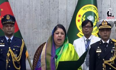নতুন এমপি হিসেবে  শপথ নিলেন স্পিকার শিরীন শারমিন