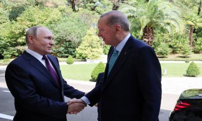 Putin tells Turkey‍‍`s Erdogan: we‍‍`re ready to discuss the grain deal