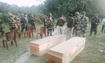 BSF hands over bodies of 2 Bangladeshi youths it shot dead after 15 days