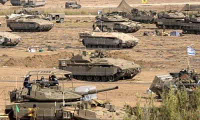 অসংখ্য ইসরায়েলি ট্যাংক ঢুকে পড়েছে  গাজায়