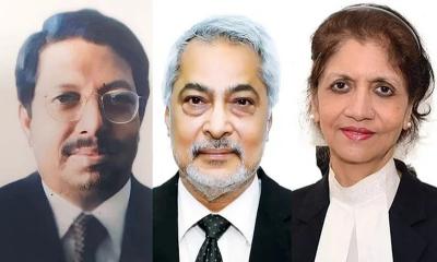 শপথ নিলেন আপিল বিভাগের তিন বিচারপতি