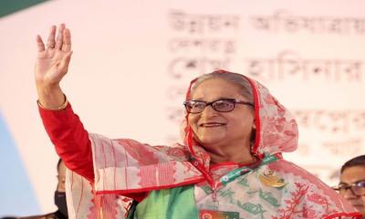 টানা চতুর্থবার সংসদ নেতা হলেন শেখ হাসিনা