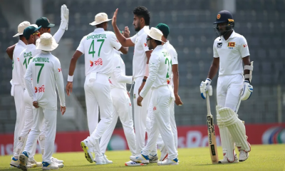 Sylhet Test: Khaled takes three wickets as Bangladesh make impressive start