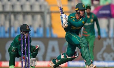 ICC World Cup 2023: De Kock and Klaasen power South Africa, throwing massive target to Bangladesh of 383 runs