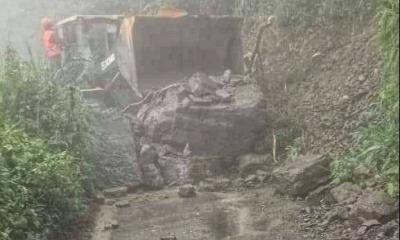 Road communication between Bandarban-Thanchi restored after 5 hours