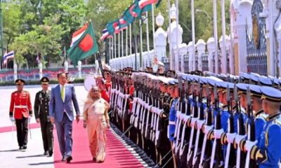 থাই প্রধানমন্ত্রীর সঙ্গে শেখ হাসিনার বৈঠক, সমঝোতা স্মারক সই