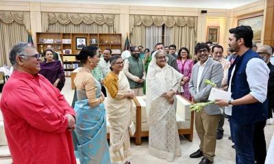 PM hosts dinner in honour of artistes of ‍‍`Mujib: The Making of a Nation‍‍` biopic