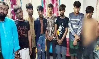 চলন্ত ট্রেনে ঢিল ছুড়ে হামলা- ছিনতাইয়ের অভিযোগ, আটক ৯