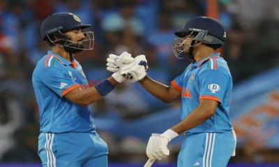 Iyer, Rahul tons keep India perfect as Kohli, Rohit take World Cup wickets