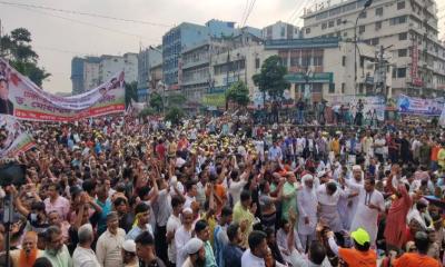 Hundreds of thousands gather to show support at AL rally in Dhaka