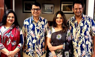 এক ফ্রেমে আলমগীরের তিন সন্তান