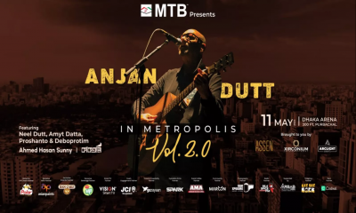 Anjan Dutt set to enthrall fans in Dhaka with Metropolis Volume-2.0