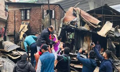 Karwan Bazar Slum Fire: DNCC Mayor announces Tk 5000 for each affected family