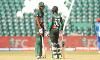 Mehidy and Shanto Guide Bangladesh to a Record Total against Afghanistan