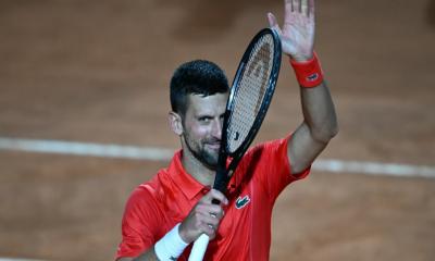 Djokovic ‘fine’ after being hit on head with water bottle at Rome Open