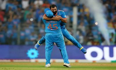 India waltz into World Cup final after Shami seven-for and centuries from Iyer and Kohli