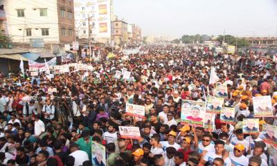 বিদেশিদের সাথে হাত মিলিয়ে গুজব ছড়াচ্ছে বিএনপি: যুবলীগ