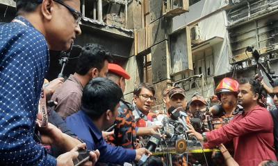 বেইলি রোডের ভবনটিতে অগ্নিনিরাপত্তা ব্যবস্থা ছিল না : ফায়ার সার্ভিস