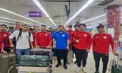 আফগানিস্তান ফুটবল দল ঢাকায়