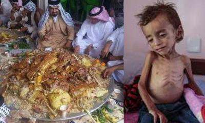 সৌদি আরব অপচয় করে  কোটি টাকার খাবার