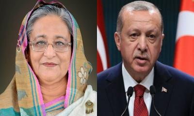 Turkish President Erdogan congratulates PM Sheikh Hasina