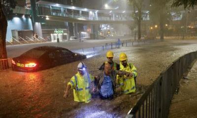 Hong Kong, Shenzhen deluged by heaviest rain on record