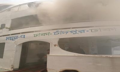 Launch catches fire in Sadarghat; 12 units to control fire