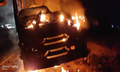 অবরোধবিরতির ৭২ ঘণ্টায় ৩টি যানবাহনে আগুন