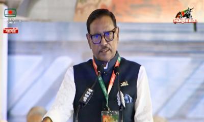 বিটিভির প্রধান খবরে সবচেয়ে বেশি দেখা গেছে ওবায়দুল কাদেরকে