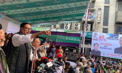 বিদেশি শক্তি ক্ষমতায় বসায়নি; জনগণের ভোটে নির্বাচিত হয়েছি : ওবায়দুল কাদের