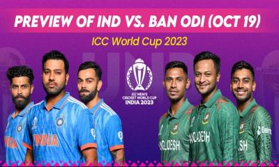 ICC World Cup 2023: Preview of IND vs. BAN ODI