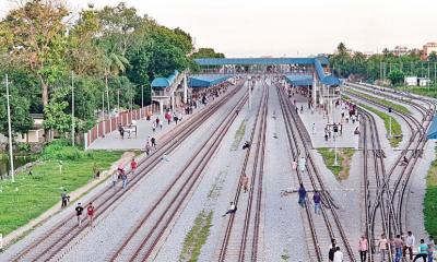 Dhaka-Ctg train link now completely double-lined as PM opens the Akhaura-Laksam line