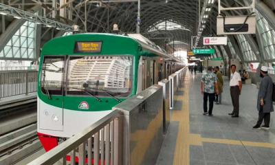 ১৬ রোজা থেকে মেট্রোরেলের নতুন সূচি