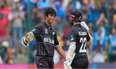 World Cup 2023: Rachin and Williamson Propel NZ to 401 against Pakistan