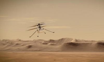 NASA‍‍`s mini-chopper on Mars out of trace