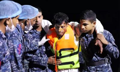 Navy unites 4 rescued fishermen with their families