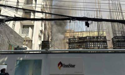 বনানীতে নির্মাণাধীন ভবনে আগুন নিয়ন্ত্রণে