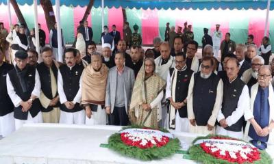 PM Sheikh Hasina, ministers pay tributes to Bangababandhu at Tungipara