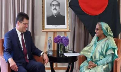 PM Hasina seeks EU‍‍`s support for Rohingya repatriation to ensure regional peace, stability